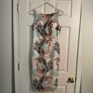 Semi-Formal white floral dress